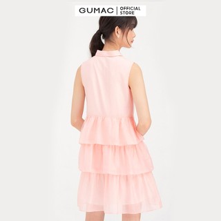Đầm nữ sát nách 3 tầng GUMAC DB766
