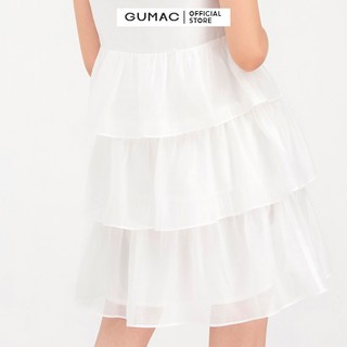 Đầm nữ sát nách 3 tầng GUMAC DB766
