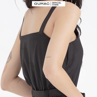 Jumpsuit 2 dây eo chun GUMAC DB697