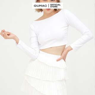 Áo croptop hở lưng GUMAC ATB608