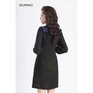 Đầm suông nữ cổ tim sen GUMAC DB1228