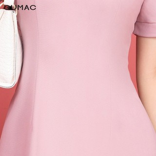 Đầm nữ cổ tim phối nút GUMAC DA9242