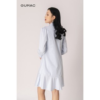 Đầm nẹp phối bèo GUMAC DB1235