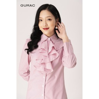 Đầm nẹp phối bèo GUMAC DB1235