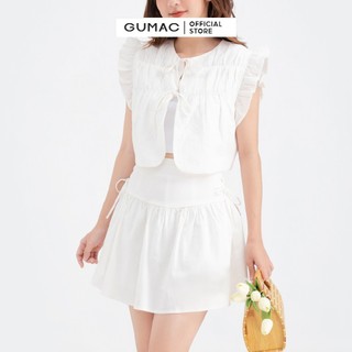 Áo croptop thắt dây GUMAC AB694