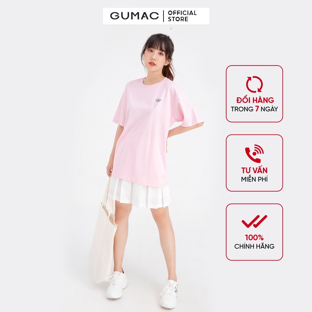 Áo thun in cô gái GUMAC ATB683