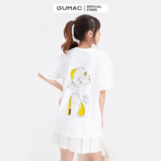 Áo thun in cô gái GUMAC ATB683