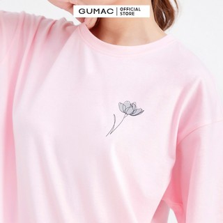 Áo thun in cô gái GUMAC ATB683