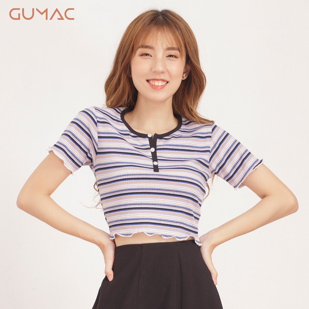 Áo viền đen cổ trụ ATA507 GUMAC