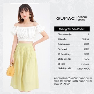 Áo croptop bo chun GUMAC AB661