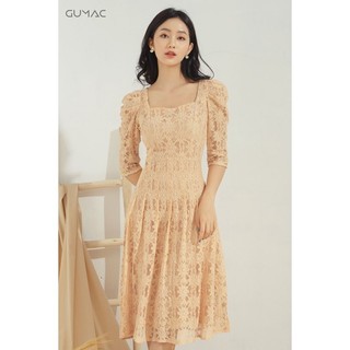 Đầm nữ ren cổ U DA602 GUMAC