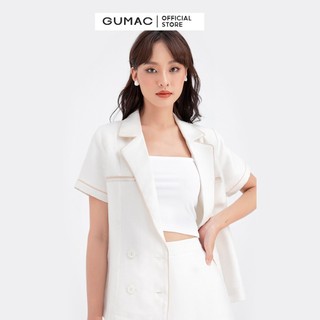 Áo sơ mi giả vest GUMAC AB717