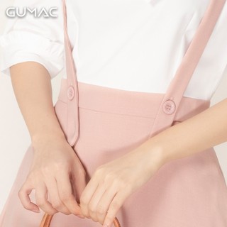 Đầm yếm phối áo trắng DA987 GUMAC
