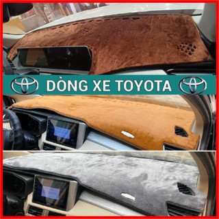 Thảm taplo nhung lông cừu xe TOYOTA ALTIS, INNOVA, CAMRY, FORTUNER, VIOS, WIGO, YARIS, RUSH, AVANZA. Chuẩn Form