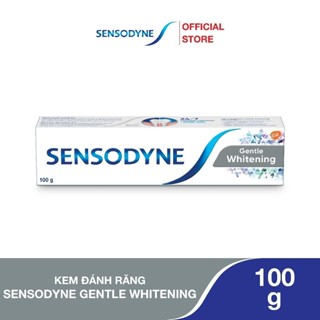 Kem đánh răng SENSODYNE Gentle Whitening 100g giúp giảm ê buốt hiệu quả và làm trắng răng tự nhiên
