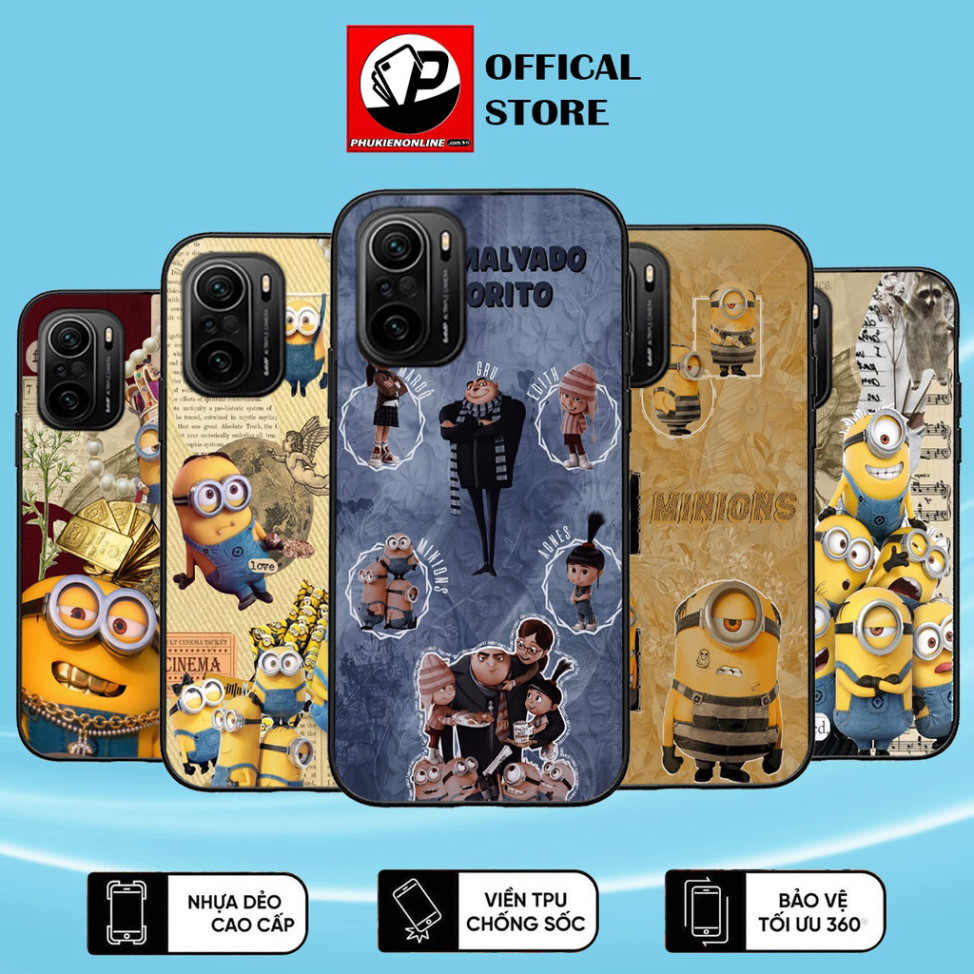 Ốp Lưng Redmi K40 , Redmi K40 Pro , K40 Gaming, Ốp Điện Thoại In Hình Minion  - Official Brand Flove