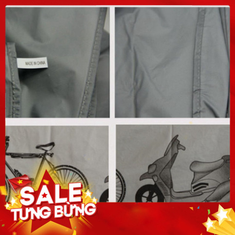 Bạt trùm phủ xe máy xe đạp điện che nắng mưa bụi bẩn