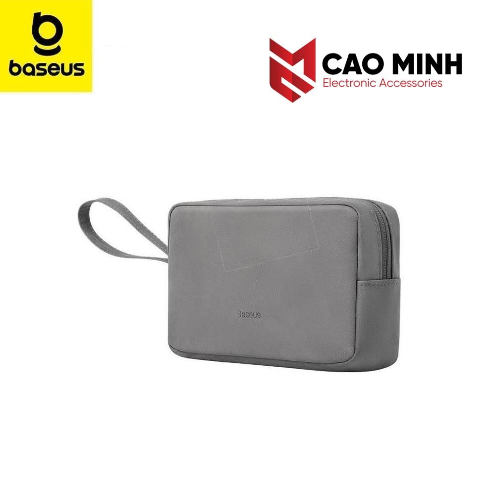 Túi Đựng Phụ Kiện Da Pu Chống Thấm Nước Baseus Easy Journey Series Storage Bag Có Khoá Kéo