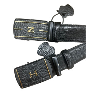 Thắt lưng nam - Dây nịt nam mặt Chữ Z, chữ H; da vân cá sấu sang trọng lịch lãm Đeo Công sở, đi chơi, dạo phố, dự tiệc