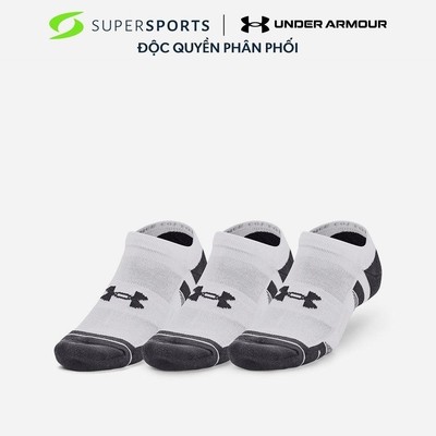 Vớ Thể Thao Under Armour Performance Cotton 3-Pack - Trắng - 1379526-100