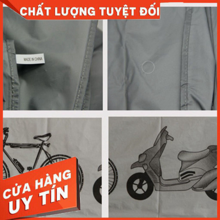 Bạt trùm phủ xe máy xe đạp điện che nắng mưa bụi bẩn