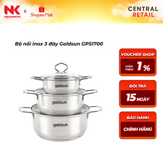 Bộ nồi inox 3 đáy Goldsun GPS1700