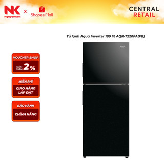 Tủ lạnh Aqua Inverter 189 lít AQR-T220FA(FB)