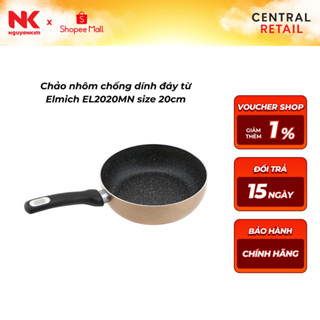 Chảo nhôm chống dính đáy từ Elmich EL2020MN size 20cm