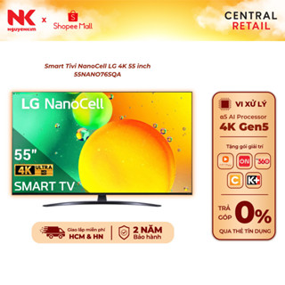 Smart Tivi NanoCell LG 4K 55 inch 55NANO76SQA