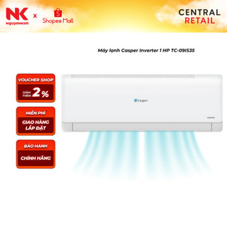 [Chỉ giao HN, Miền Nam] Máy lạnh Casper Inverter 1 HP TC-09IS35
