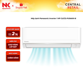 [Chỉ giao HN, Miền Nam] Máy lạnh Panasonic Inverter 1 HP CU/CS-PU9AKH-8