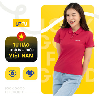[SALE 20-30%] Áo polo thể thao nữ YODY cổ nẹp khoá, vải airycool thoáng mát, thấm hút SAN7038