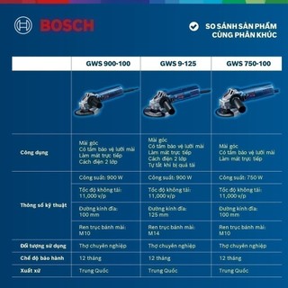 Máy mài góc Bosch GWS 900-100