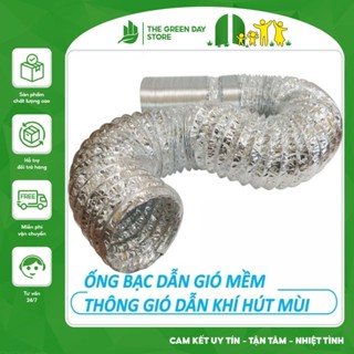 Ống gió mềm, ống hút mùi, ống bạc thông gió mềm thông hơi dẫn khói nóng D100 / D125 / D150mm