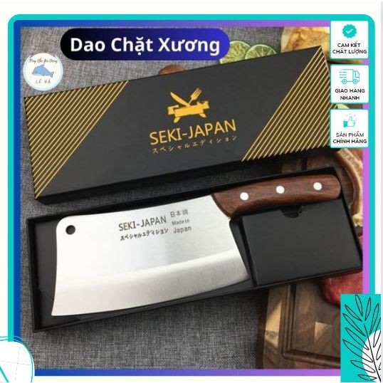 Dao chặt xương Seki Nhật Bản, dao chặt thái băm đa dang thực phẩm - Tổng Kho Gia Dụng Lê Hà