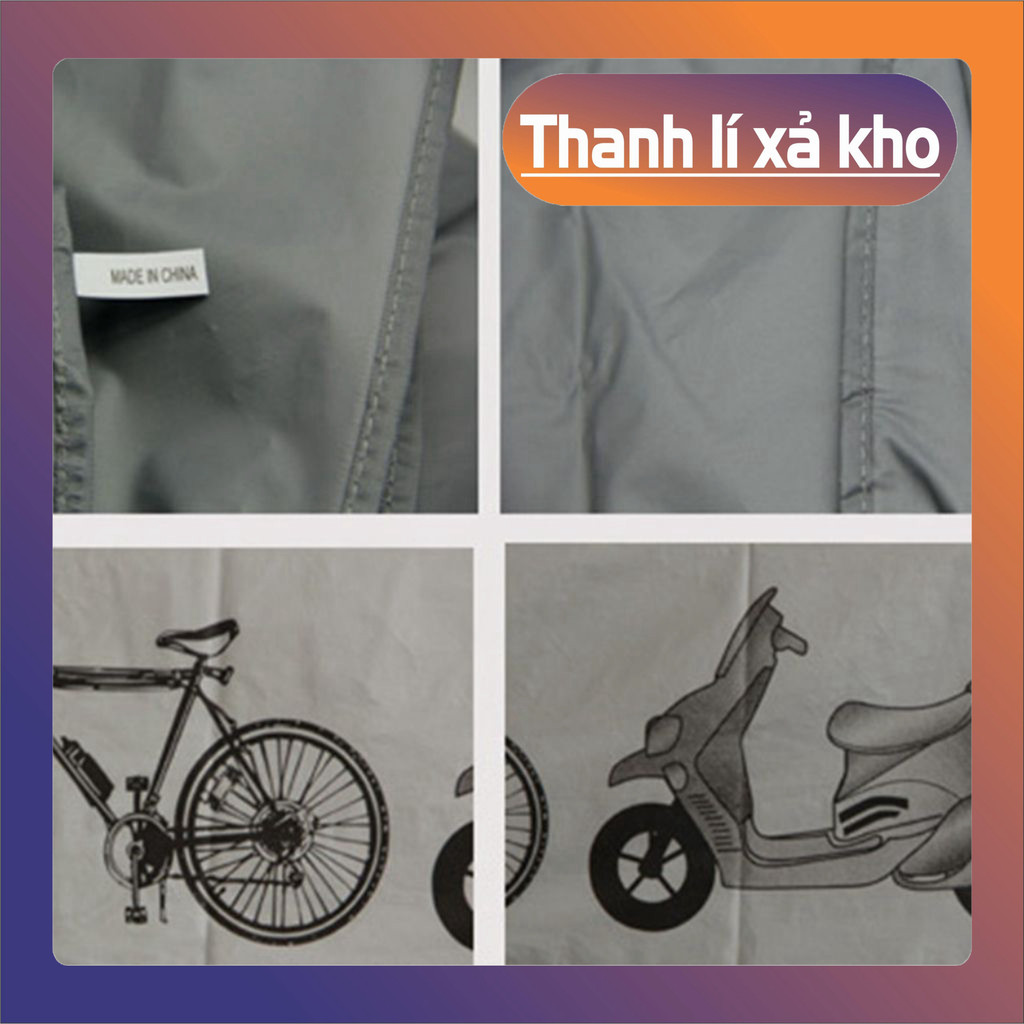 Bạt trùm phủ xe máy xe đạp điện che nắng mưa bụi bẩn