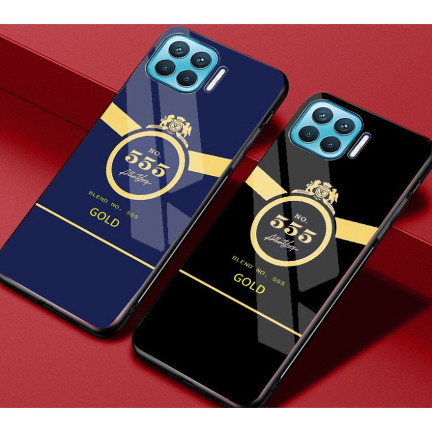 ỐP OPPO A93 HÌNH 555 LƯNG KÍNH CƯỜNG LỰC CAO CẤP .
