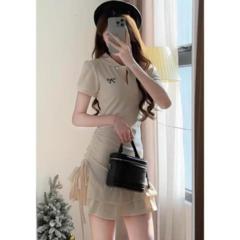 < SALE SỐC > đầm polo nữ , váy polo , đầm body rút eo - xòe đuôi cá dễ thương | BigBuy360 - bigbuy360.vn
