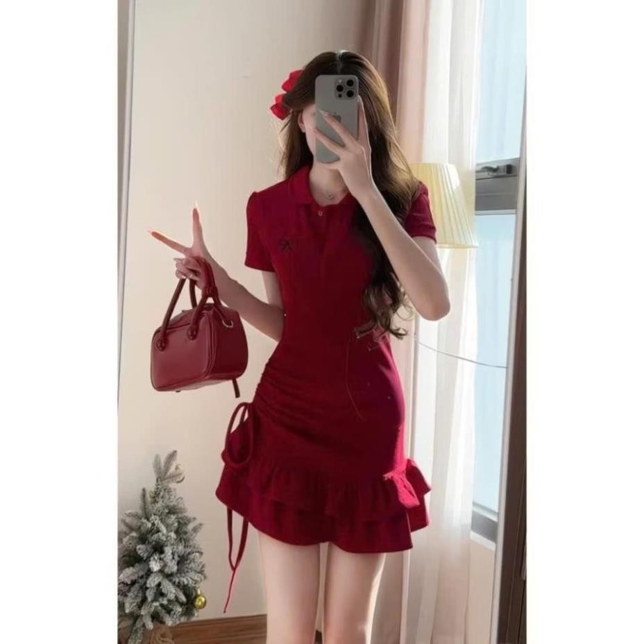 < SALE SỐC > đầm polo nữ , váy polo , đầm body rút eo - xòe đuôi cá dễ thương | BigBuy360 - bigbuy360.vn