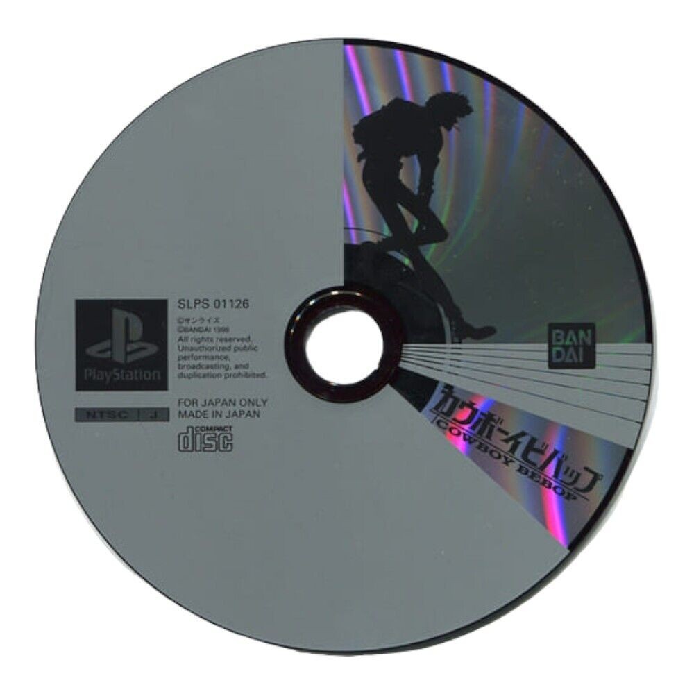 Used [Disc Only No case] Cowboy Bebop PS1 Bandai Sony PlayStation 1
