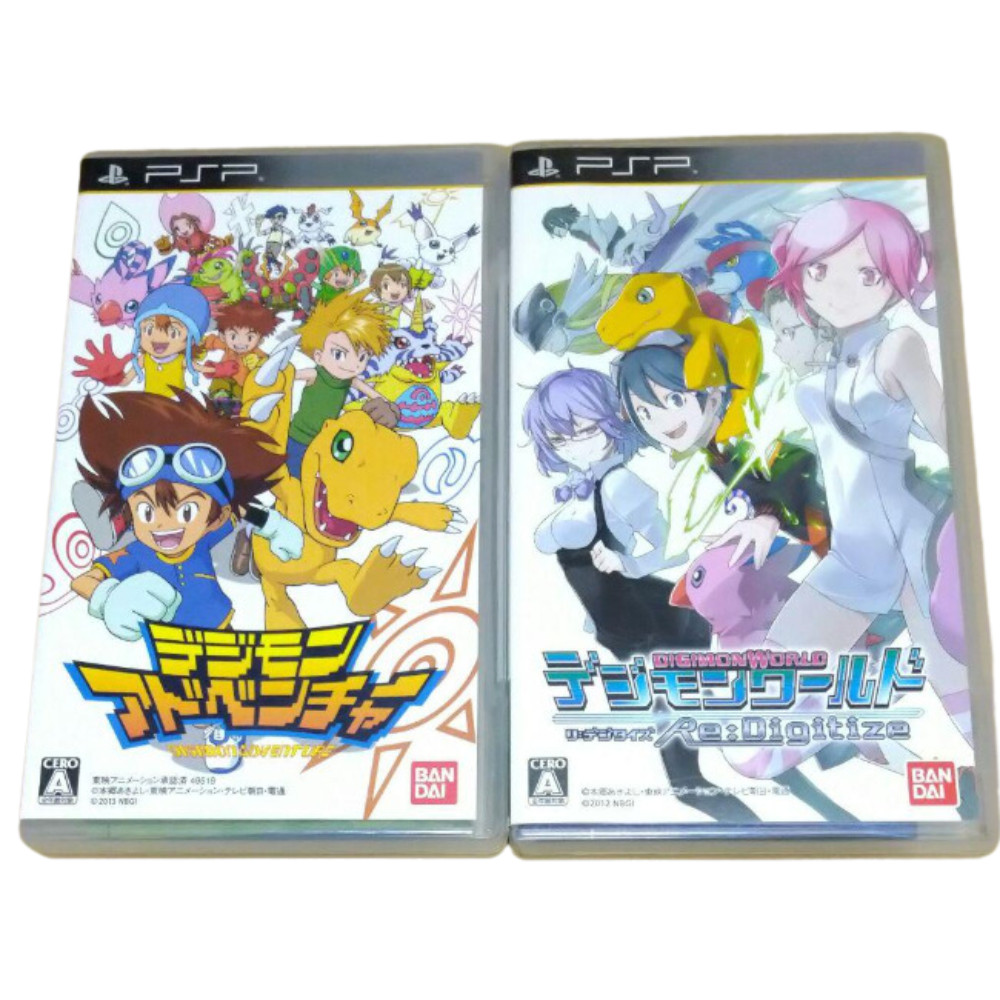 Used PSP Digimon Adventure & Digimon World Re:Digitize NTSC-J