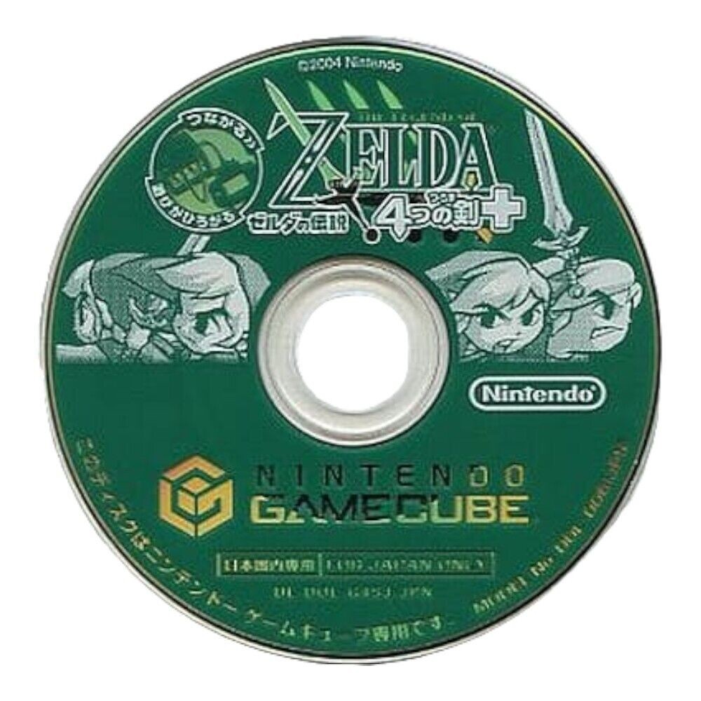 Used [Disc Only No case] Nintendo GameCube Zelda 4 Four Swords+ Adventures