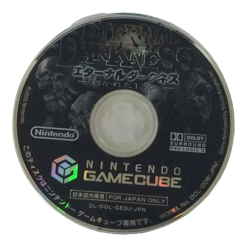 Used [Disc Only No case] Nintendo Gamecube Eternal Darkness Japanese