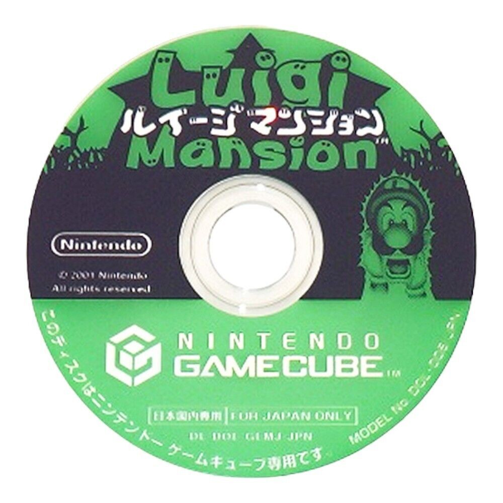 Used [Disc Only No case] Luigi's Mansion Nintendo GameCube