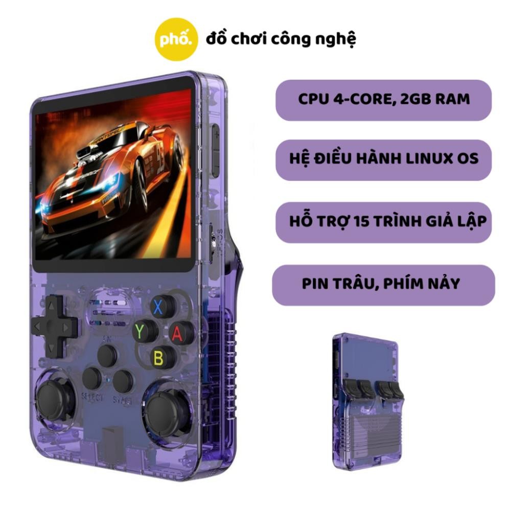 Máy Chơi Game Cầm Tay R36S - Có Sẵn Hơn 10.000 Trò Chơi