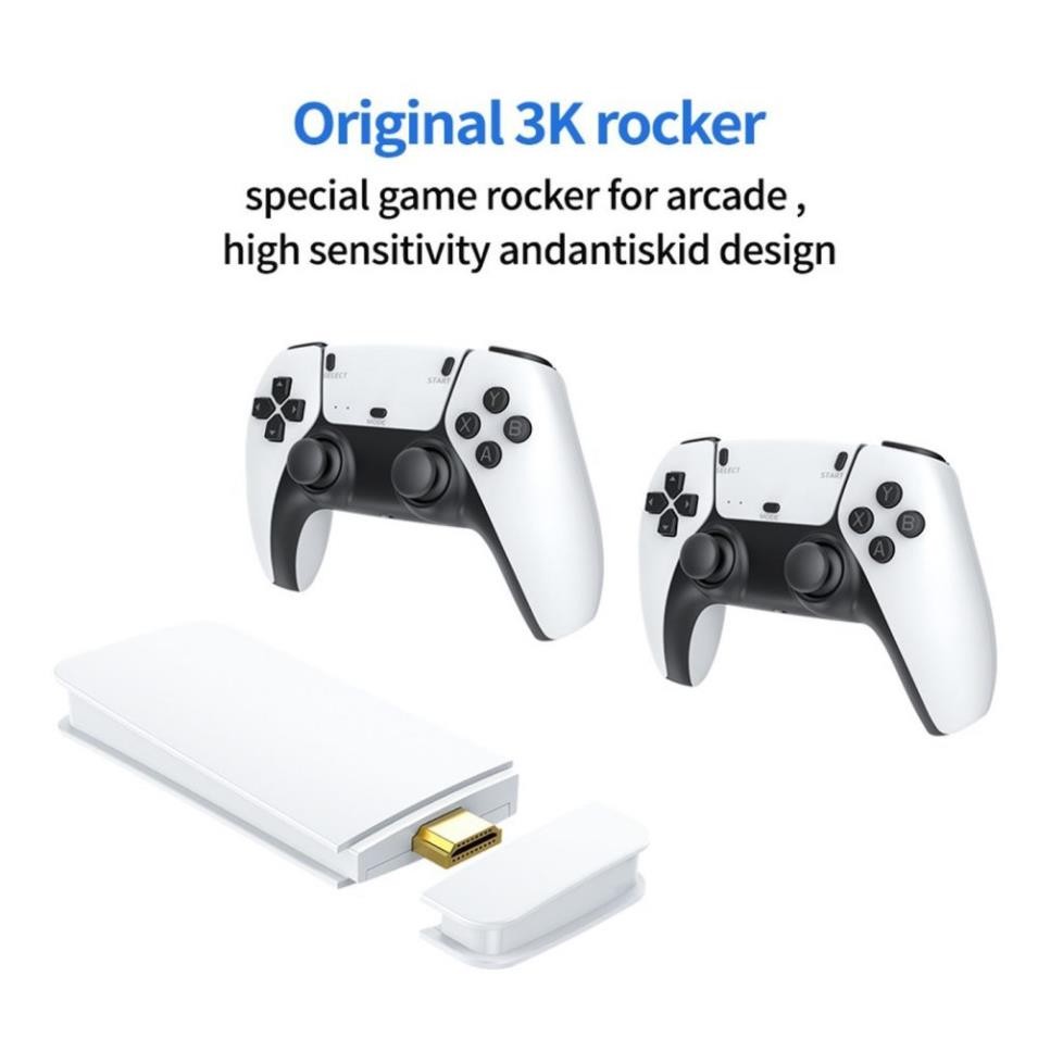 Máy chơi Game Stick M15 4K Pro - Kho Game Độc Quyền 30000+ Kết Nối Dây HDMI