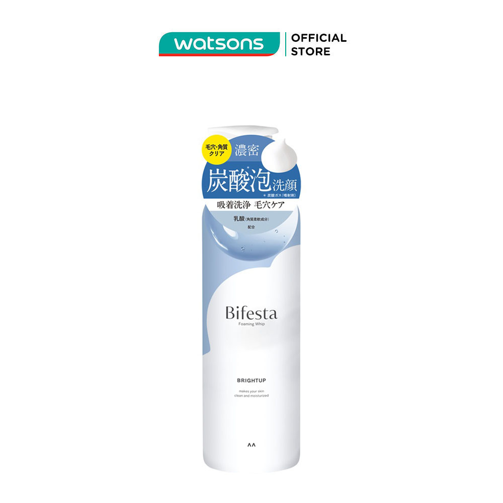 Bọt Rửa Mặt Bifesta Foaming Whip Brightup 200g