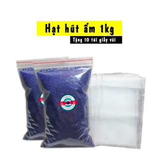   LINK TỔNG HỢP  Hạt Hút Ẩm Hạt Chống Ẩm cho máy ảnh thiết bị điện tử 500g 1kg - Tặng túi giấy vải đựng hạt 