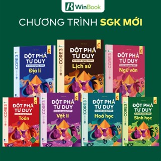  Sách Đột phá tư duy kì thi tốt nghiệp THPT-Toán Vật lí Hoá học Sinh học Ngữ văn Lịch sử Địa lí  lẻ  - WB 
