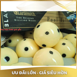  Bi cái bida Aramith Black Bóng cái bida lỗ chất liệu nhựa đặc cao cấp hạn chế trầy xước hạn chế bám lơ 